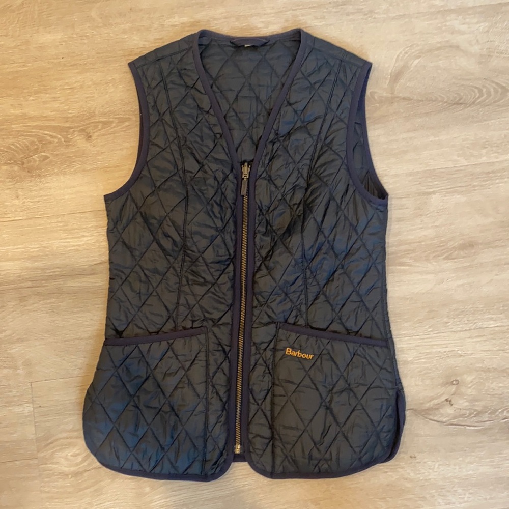 Navy Barbour Vest